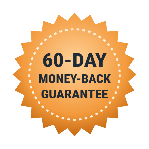AlphaFuel Pro 60-day money-back guarantee seal